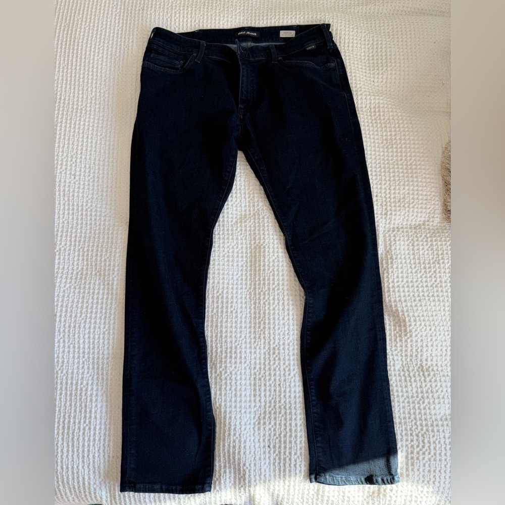 Mavi Men's Dark Blue Straight Jeans